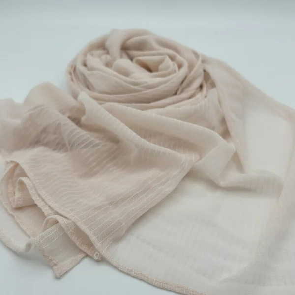 Champagne Ivory Rosa Light Chiffon - Image 3