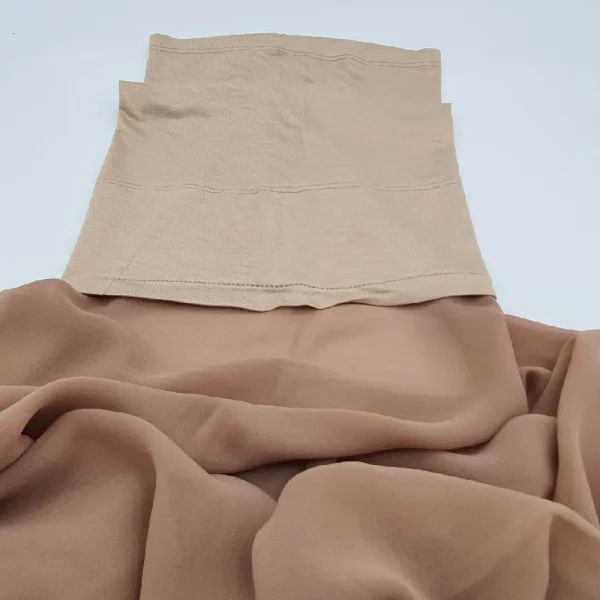 Instant Chiffon Hijab with undercap - Beige